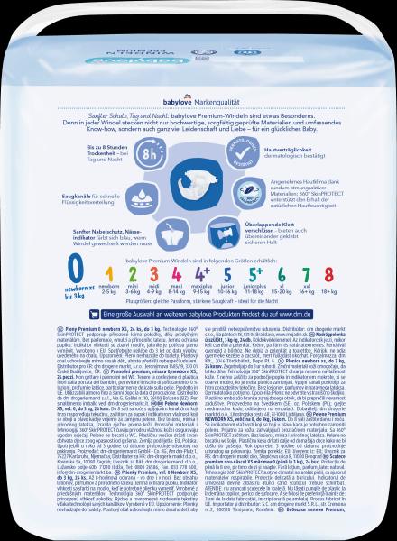 Actual product image dm babylove Premium-Windeln (Size 0, Pack, 24 Piece)