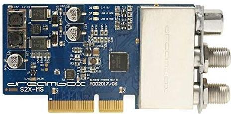Dreambox Triplo sintonizzatore MultiStream con 2 x DVB-S2X-MS e 1 x DVB-C/T2