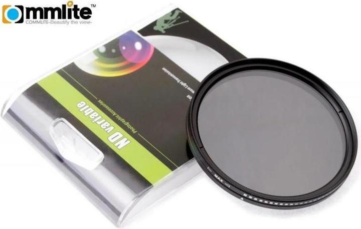 Produktbild Commlite ND Filter variable Fader - 82 mm (82 mm, ND- / Grauverlauffilter)