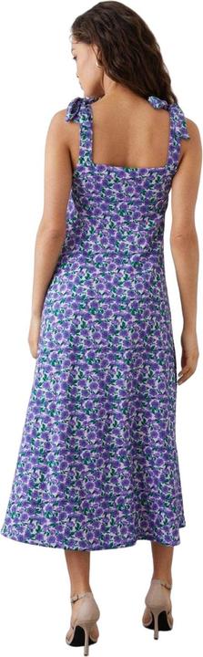 Actual product image Dorothy Perkins Womens/Ladies Floral Tie Shoulder Petite Midi Dress (34 D)
