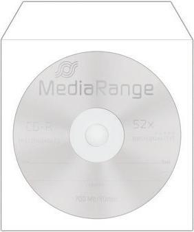 Produktbild MediaRange 100 1er CD-/DVD-Hüllen weiss