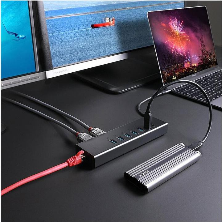 Produktbild Lindy DST-Mini Duo (USB-C, 10 Ports)