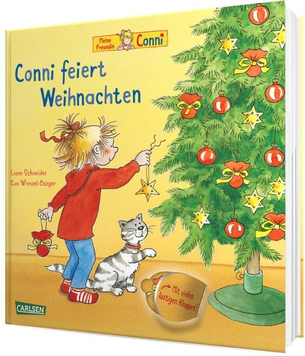 Produktbild Conni-Bilderbücher: Conni feiert Weihnachten (Pappenbuch mit Klappen) (Deutsch, Liane Schneider, 2018)