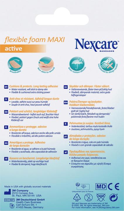 Produktbild Nexcare Active Pflaster MAXI (5 x)