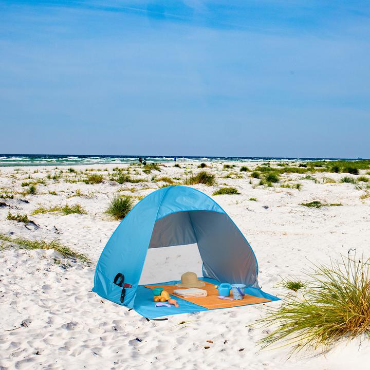 Produktbild Relaxdays Strandmuschel (Strandzelt + Strandmuschel, 0.83 kg, 2 Personen)