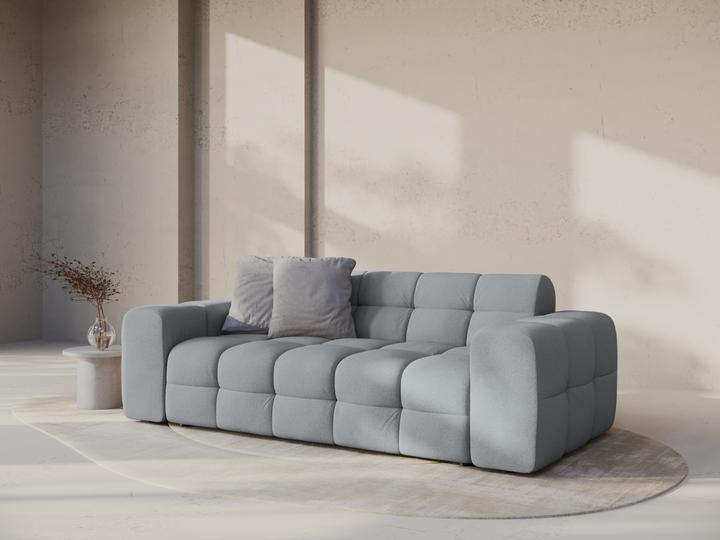 Actual product image Micadoni Velvet Sofa, "Kendal", 3 Seats, 222x103x79Made in Europe (2 person sofa, 3-seater, 4-seater)