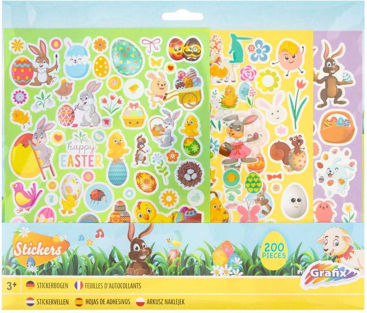 Grafix Aufkleber-Set (3 x, 23 x 27 cm)
