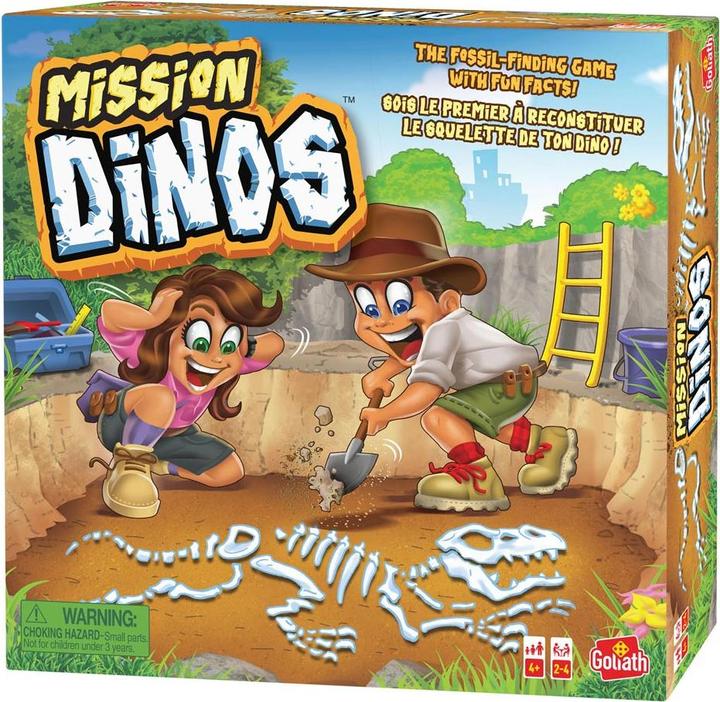 Actual product image Goliath Toys Dig em Up Dino's - Board game for children