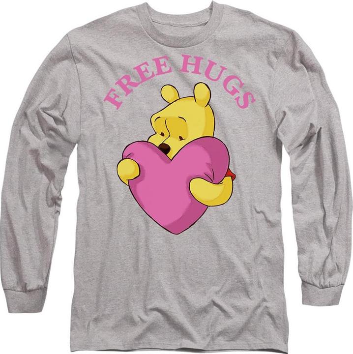 Produktbild Winnie the Pooh Free Hugs TShirt Valentinstag (L)