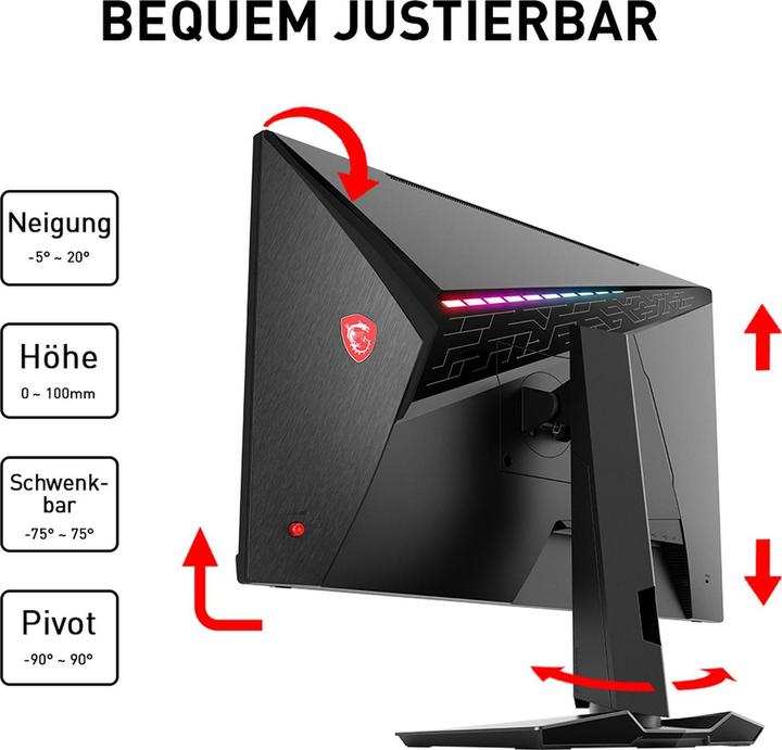 Produktbild MSI Optix MAG274QRF-QD (2560 x 1440 Pixel, 27")