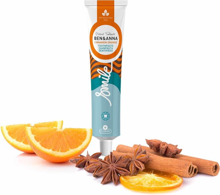 Ben & Anna BEN&ANNA Natural Toothpaste naturalna pasta do zębów Pomarańcza z Cynamonem 75ml (75 ml)