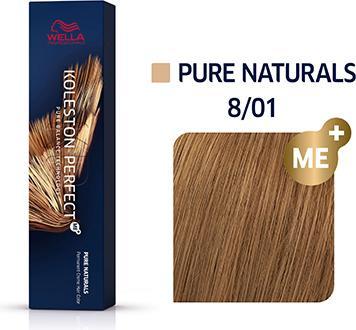 Image du produit Wella Koleston Perfect Me+ Pure Naturals (8/01 blond clair blond clair cendre naturelle)