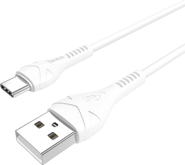 Immagine prodotto Hoco X37 Cool power charging data cable für Typ-C, 0,5 Meter, weiss (0.50 m)