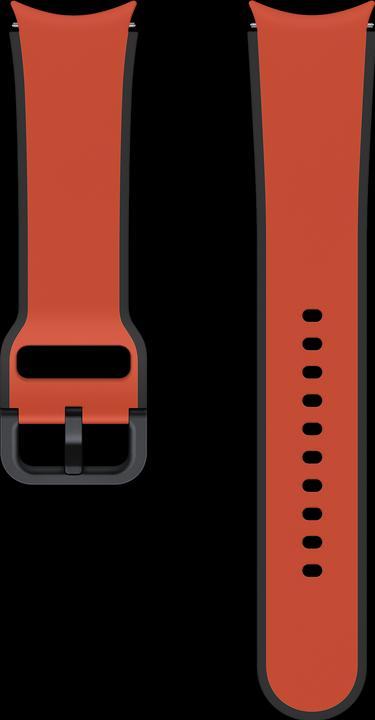 Produktbild Samsung Sportarmband Two-tone Sport Band Brick Red (20 mm, Fluorelastomer, Galaxy Watch 4, Galaxy Watch 4 Classic, Galaxy Watch 5 Pro)