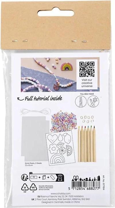 Image du produit Creativ Company Kit de création de bijoux Bracelets avec film rétractable