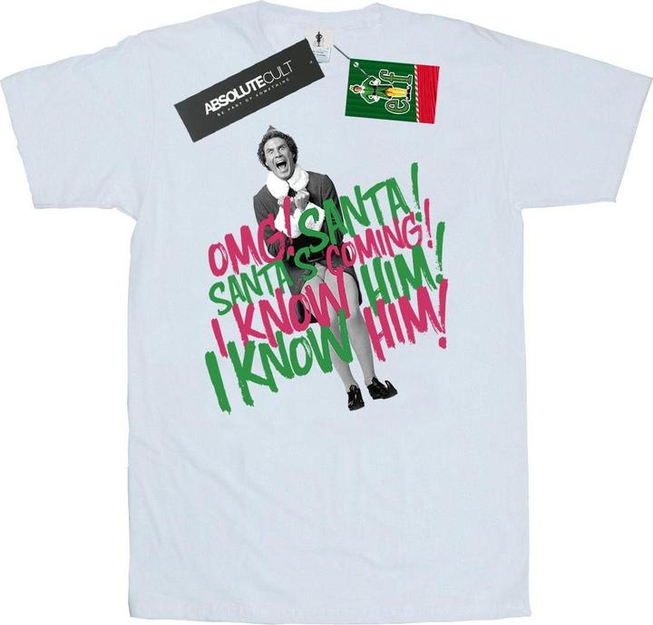 Elf Santa's Coming TShirt (S)