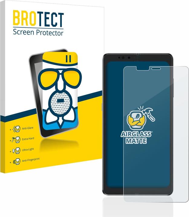 Produktbild BROTECT AirGlass Panzerglasfolie Matt (1 Stück, HTC A9)