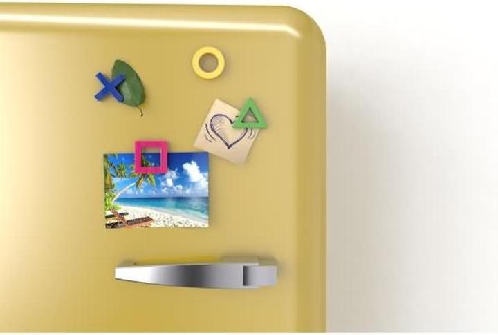 Immagine prodotto Dahle Set di magneti Mega Magnet Mini, 1 x ogni croce, cerchio, triangolo, quadrato, 45 x 45 mm (L x A) (4 x)