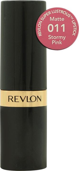 Actual product image Revlon Super Lustrous Lipstick Matte 4.2g - 11 Stormy Pink (Stormy Pink)