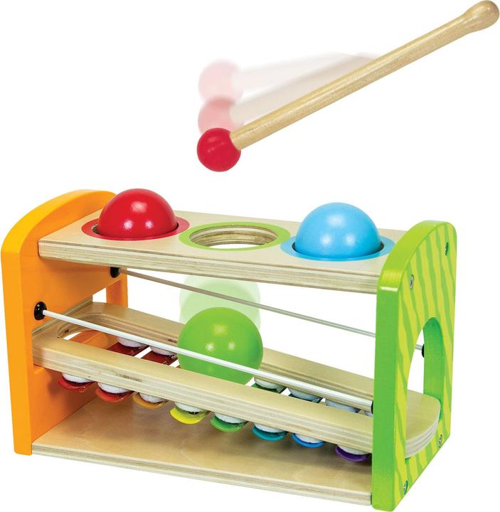 Actual product image Eichhorn Xylophone knocking bench (German)