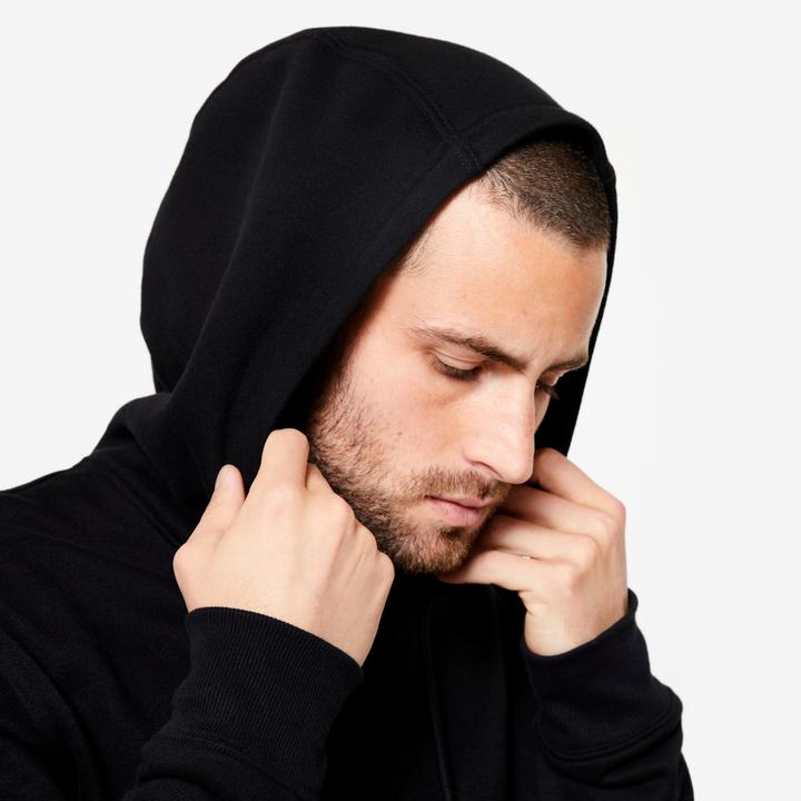 Produktbild Domyos Hoodie Herren warm Baumwollgewebe - schwarz (L)