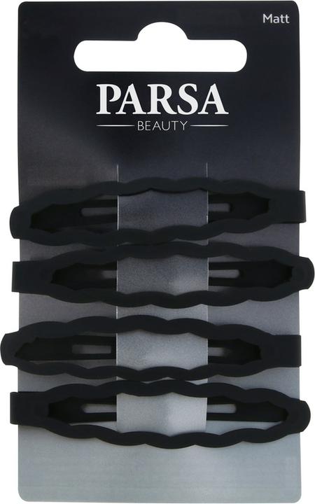 Parsa Beauty PARSA Haarclips gewellt, matt, schwarz 4 Stk. (4 Stk.)