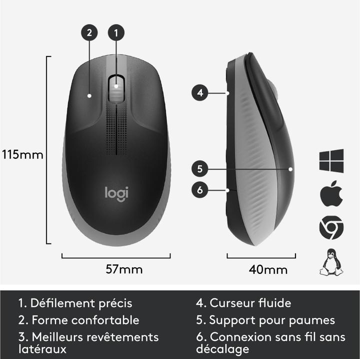 Actual product image Logitech M190 (Wireless)