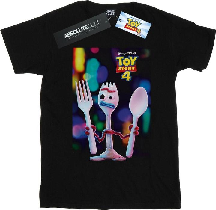 Disney - T-shirt TOY STORY FORKY POSTER - Femme (M)
