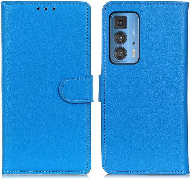 Actual product image MU Classic Litchi Leather Bookcover Series (Motorola Edge 20 Pro)