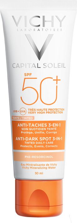 Immagine prodotto Vichy Ideal Soleil Anti-Pigment Stain Cream 3in1 (Crema solare viso, SPF 50+, 50 ml, 77 g)