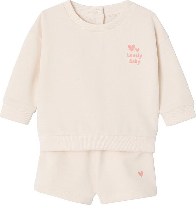 Produktbild Vertbaudet Baby-Set: Sweatshirt & Shorts mit Recycling-Polyester (98)