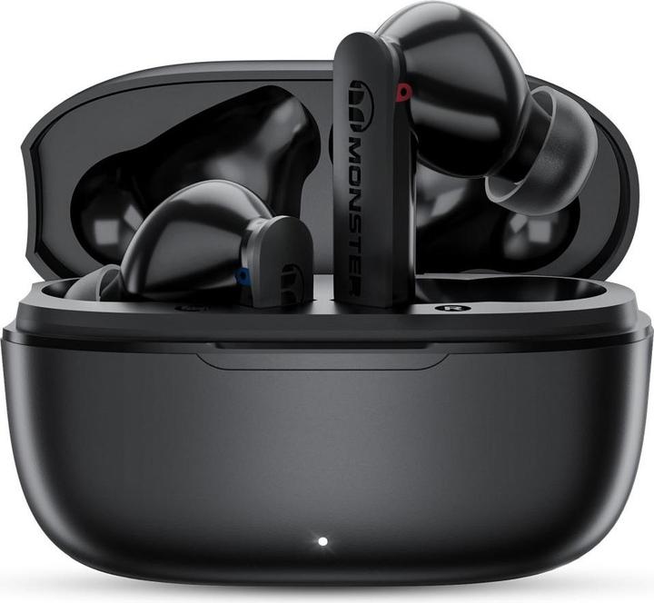 Monster Headph. In-Ear N-Lite Clr Black (ANC, 6 h, Wireless)