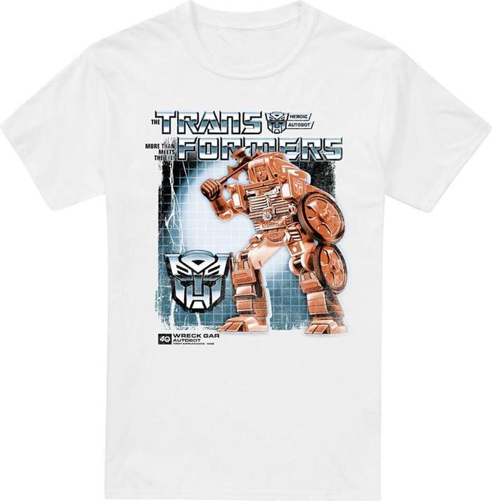 Actual product image Transformers Mens Wreck-Gar Box 40th T-Shirt (3XL)