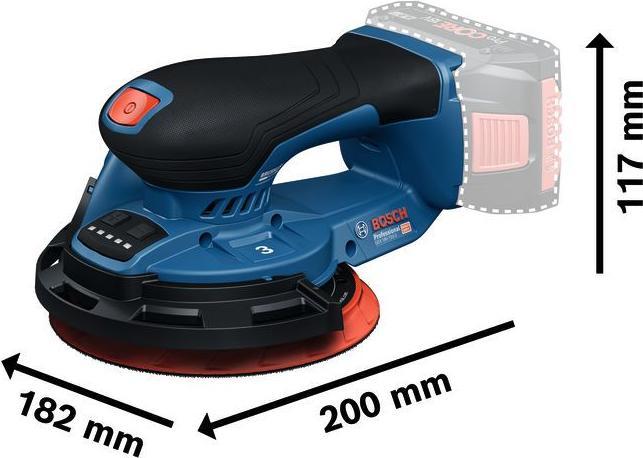 Bosch Professional GEX 18V-150-3 Solo (Excentrische schuurmachine)