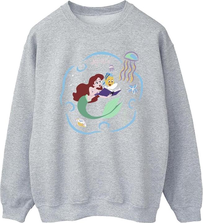 Produktbild Disney The Little Mermaid Reading A Book Sweatshirt (M)