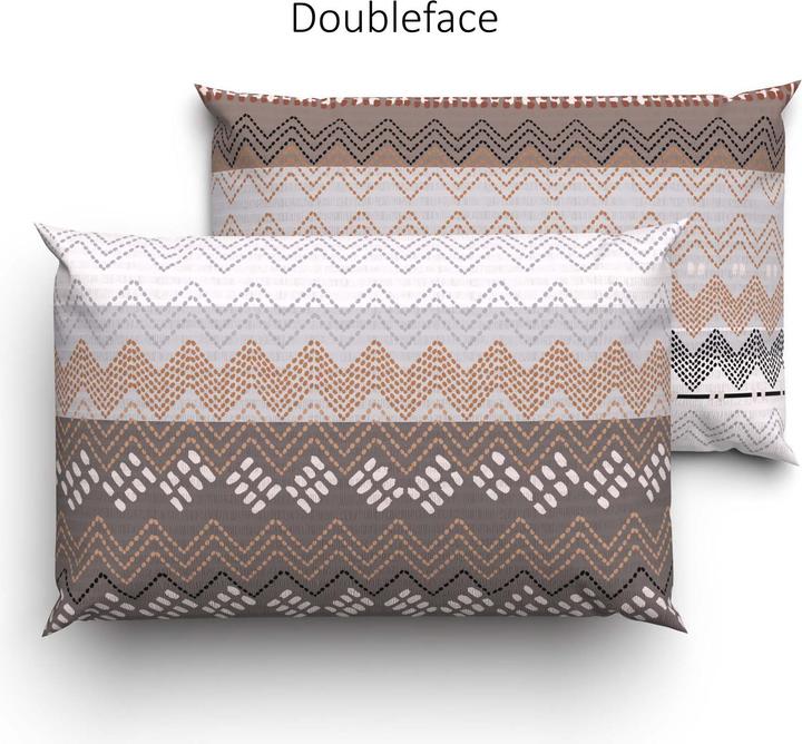 Image du produit Lotus Bettwaren Literie Seersucker Egona beige (Taie d'oreiller, 65 x 100 cm)