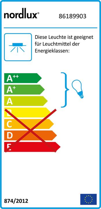 Energie-Label Nordlux Hochvolt Schienensystem Leuchte Explore für Link (GU10)