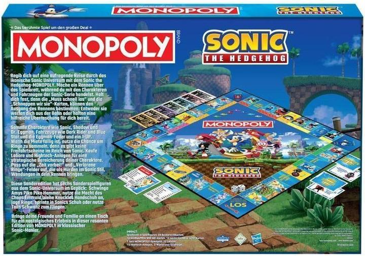 Image du produit Winning Moves Jeu de société Monopoly Sonic the Hedgehog *Version française*. (Allemand)