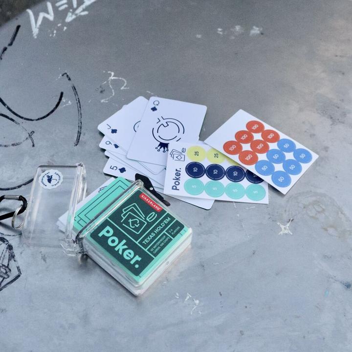 Immagine prodotto Kikkerland Gioco del poker da viaggio