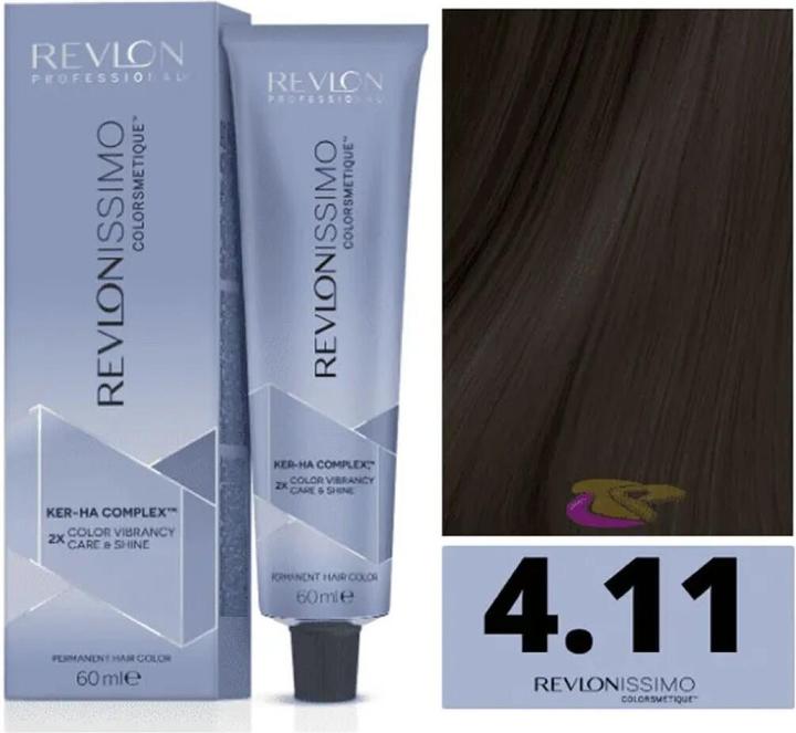 Produktbild Revlon Professional Colorsmetique 4.11 Mittelbraun Asch Intensiv (4.11 Mittelbraun Asch Intensiv)