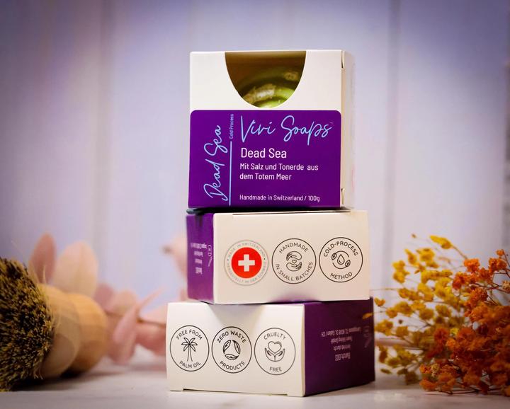 Vivi Soaps Dead Sea - Salzseife (Hartseife)
