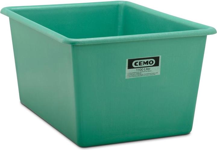 Cemo Grand récipient en plastique renforcé de fibres de verre