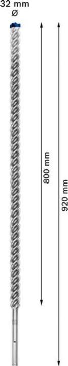Actual product image Bosch Professional Zubehör Expert SDS max-8X hammer drill, 32 x 800 x 920 mm (32 mm)
