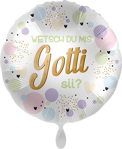 Image du produit Premioloon Ballon en plastique : veux-tu être mon parrain? - vide