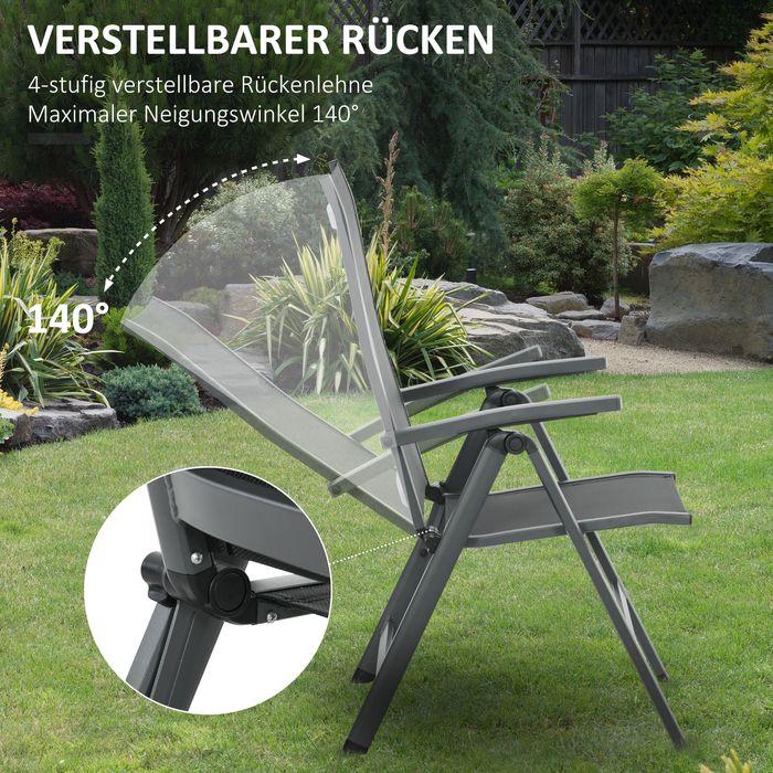 Image du produit Swisshandel24 5 pcs. ensemble de meubles de jardin, ensemble de sièges y compris 1 table à manger, 4 chaises (150 cm)