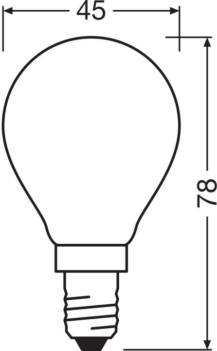 Produktbild Osram Led Retrofit Classic P (E14, 5.50 W, 806 lm, 1 x, D)