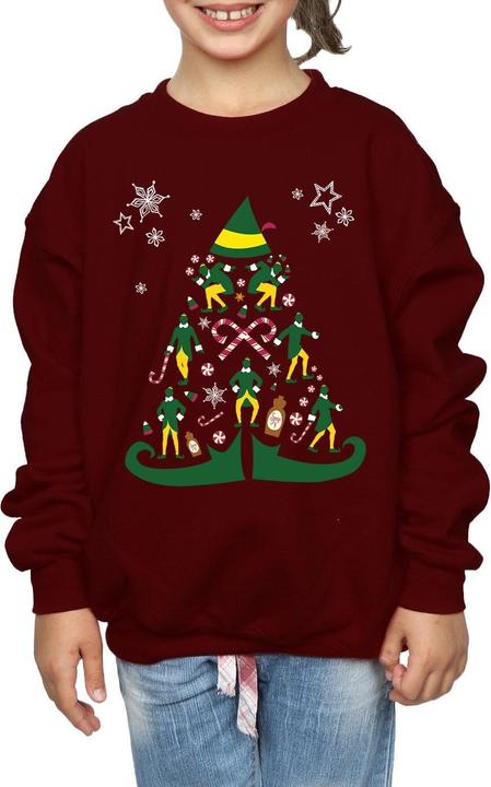 Immagine prodotto Elf Christmas Tree Felpa Ragazze (152, 158)