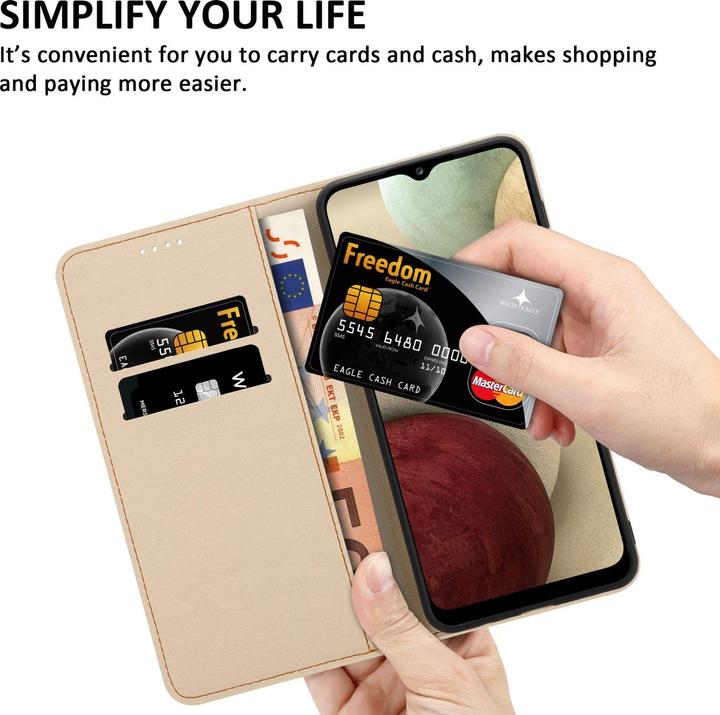 Actual product image Cadorabo Book Cover with Print for Samsung Galaxy A12 / M12 (Samsung Galaxy M12, Samsung Galaxy A12)