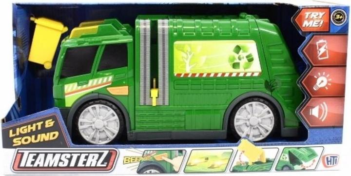 Actual product image Teamsterz garbage truck with lights and sounds