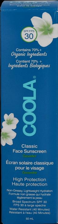 Image du produit Coola Suncare Classic Lotion Cucumber (Crème solaire visage, SPF 30, 50 ml, 50 g)